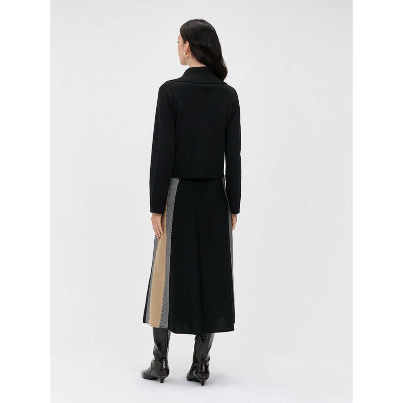 Veronika Maine Merino & Cotton Zip Up Cardigan image number 4
